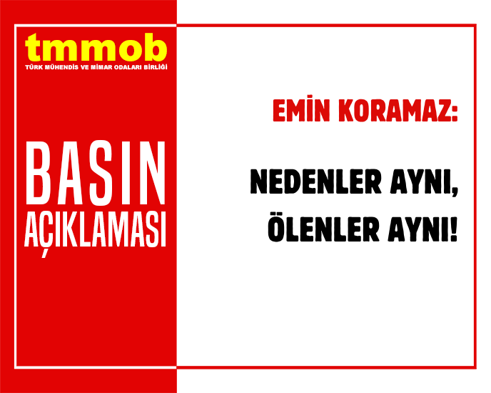 NEDENLER AYNI, ÖLENLER AYNI!
