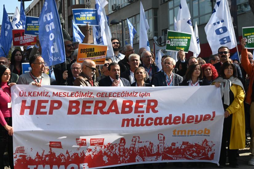 ÜLKEMİZ, MESLEĞİMİZ, GELECEĞİMİZ İÇİN HEP BERABER MÜCADELEYE!